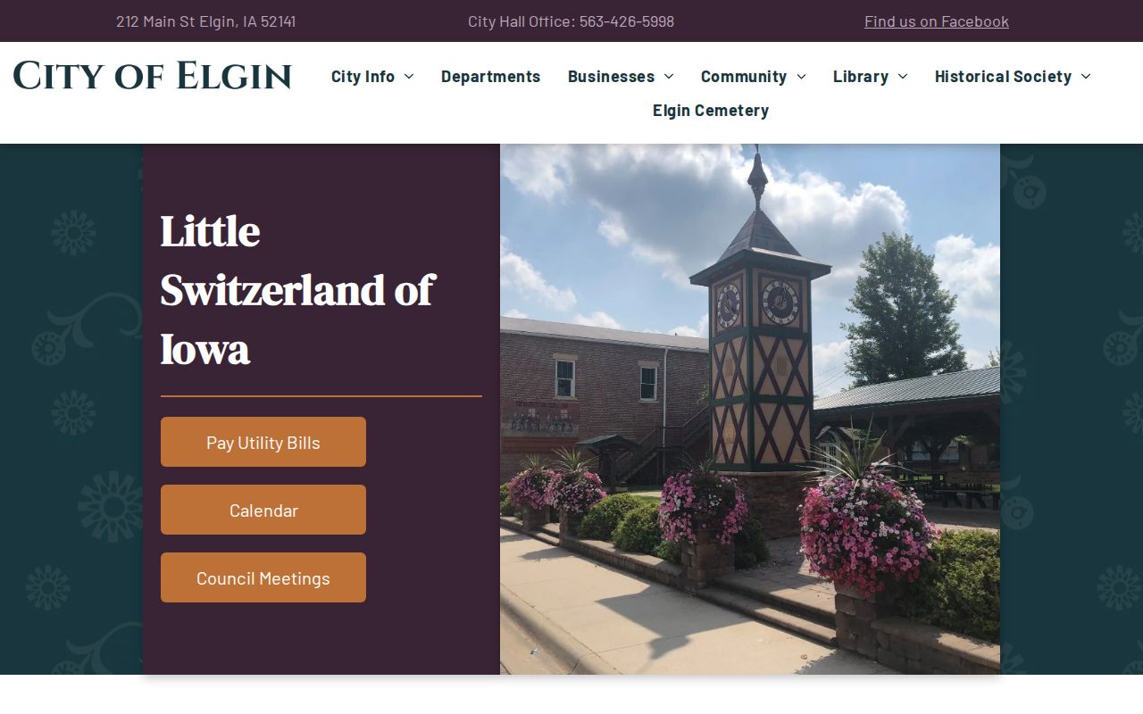 Elgin warrant search official city page