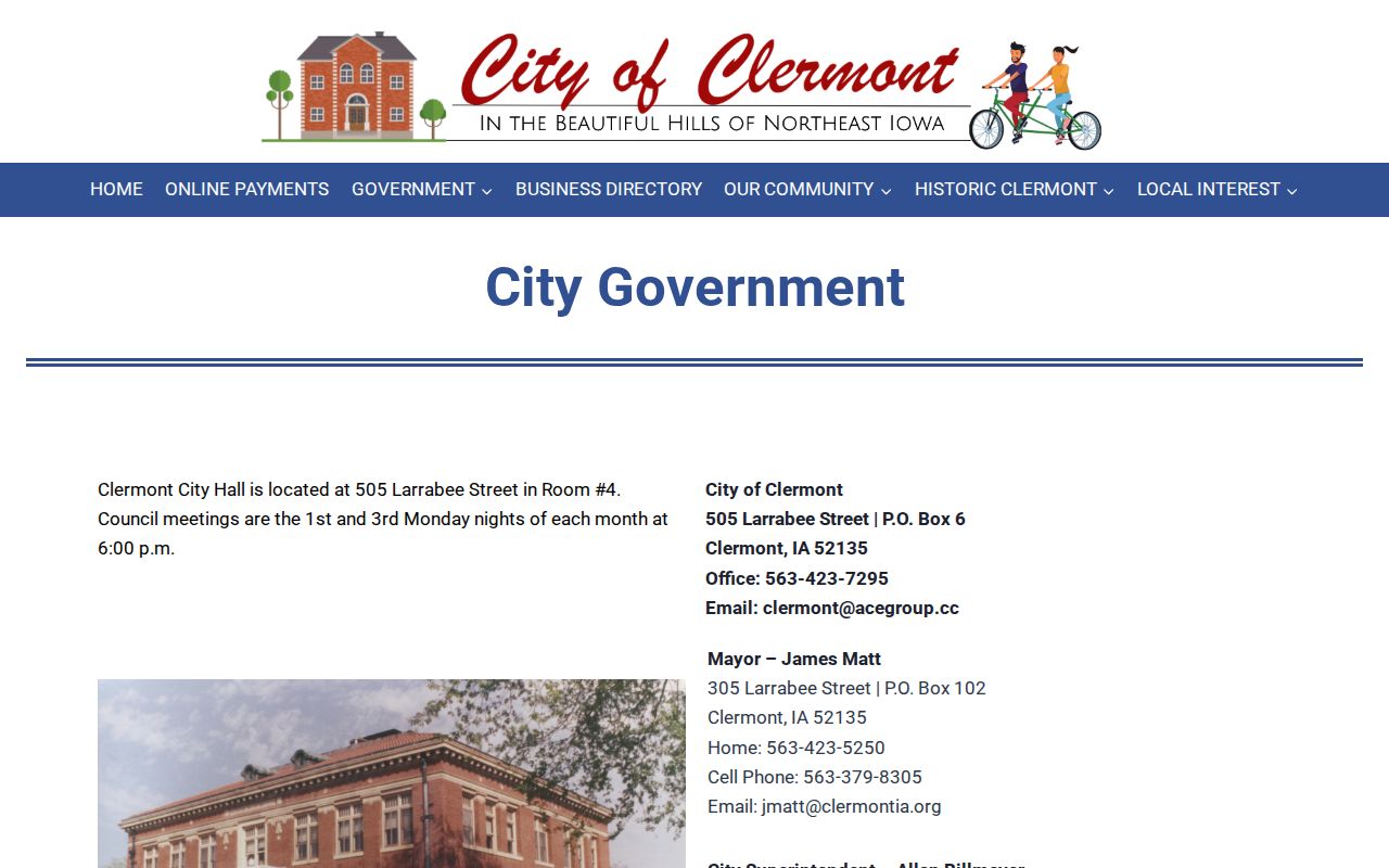 Clermont warrant records city-government page