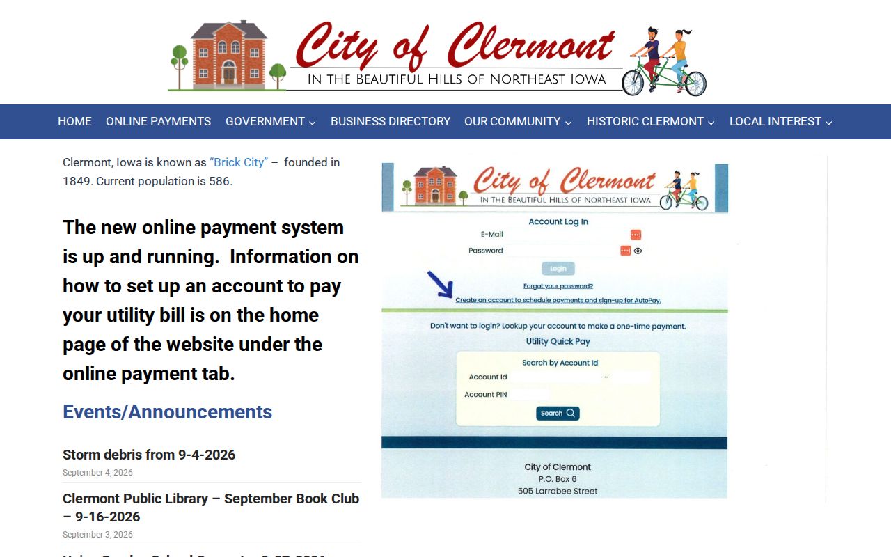 Clermont warrant search official city page
